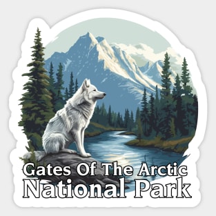 Gates Of The Arctic National Park Alaska Sticker